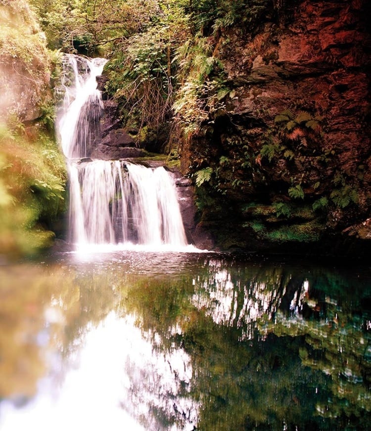 A waterfall in the Speyside