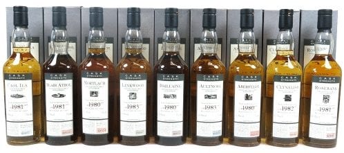 The cask strength whiskies from the Flora and Fauna series