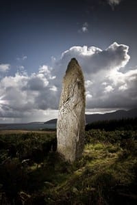 Standing stone at the Island of Jura