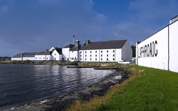 The Laphroaig distillery on the Isle of Islay