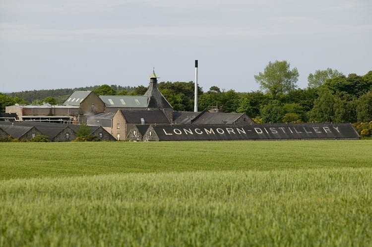 The Longmorn distillery in the Speyside region