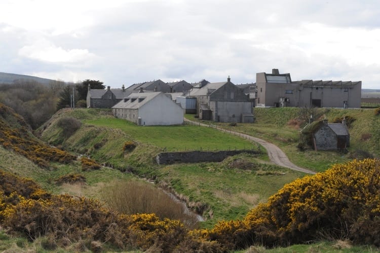 The Glenglassaugh Distillery in the  Highland s town of Portsoy